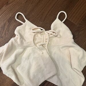 Gaze Butter Yellow Flowy Top